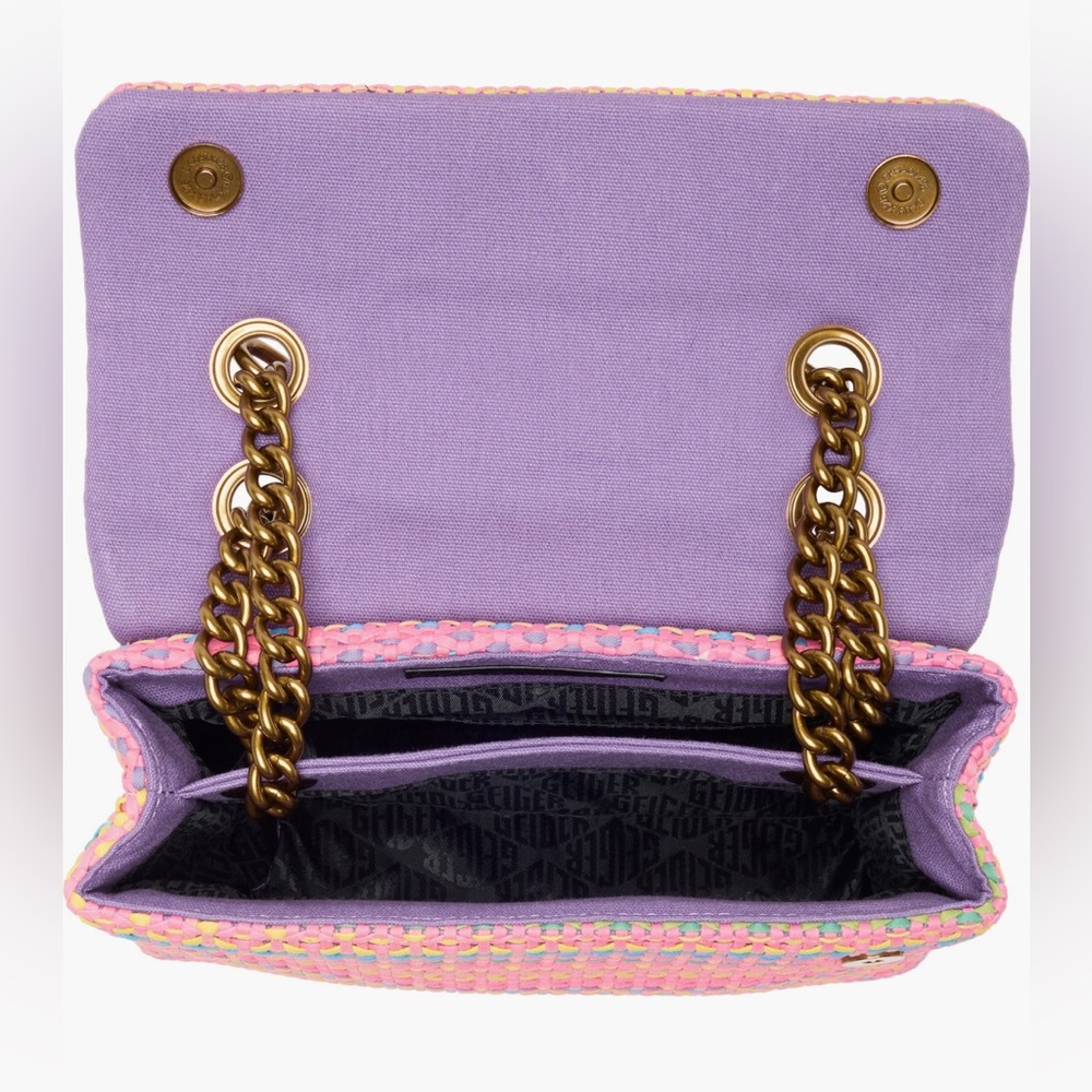 Kurt Geiger London Brixton Woven Convertible Shoulder Bag Pastel - Picture 5 of 5